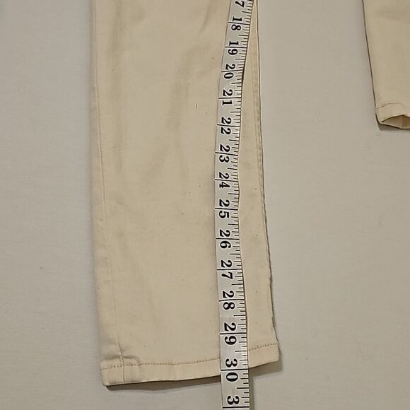 Alice +olivia cream jeans size 28 - Picture 7 of 11
